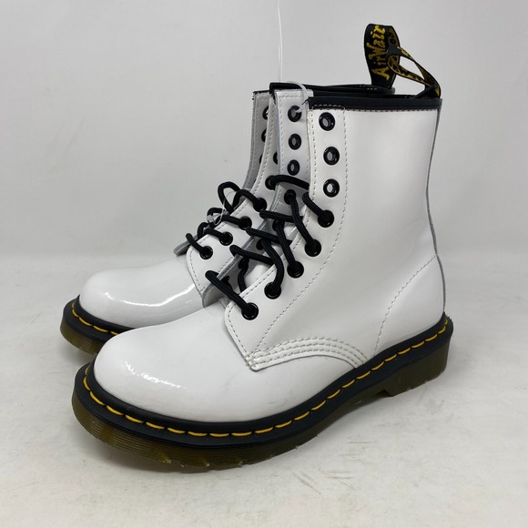 NEWDr Martens 11821 (1460) Classic Leather Lace-Up Boot - White - US‎ 6L